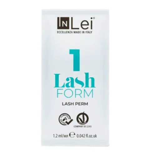 InLei Lash Form 1 ПЕРМАНЕНТНЫЙ СОСТАВ ДЛЯ РЕСНИЦ В САШЕ 1,2 МЛ