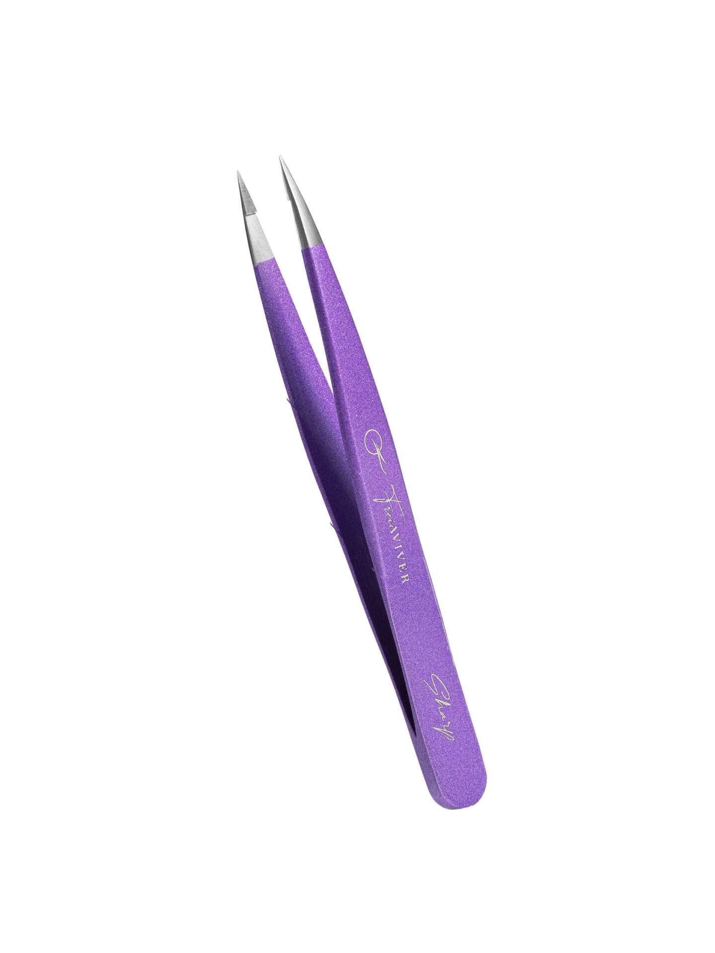 FreiAVIVER ПИНЦЕТ ДЛЯ БРОВЕЙ И РЕСНИЦ ТОЧЕЧНЫЙ Sharp фиолетовый