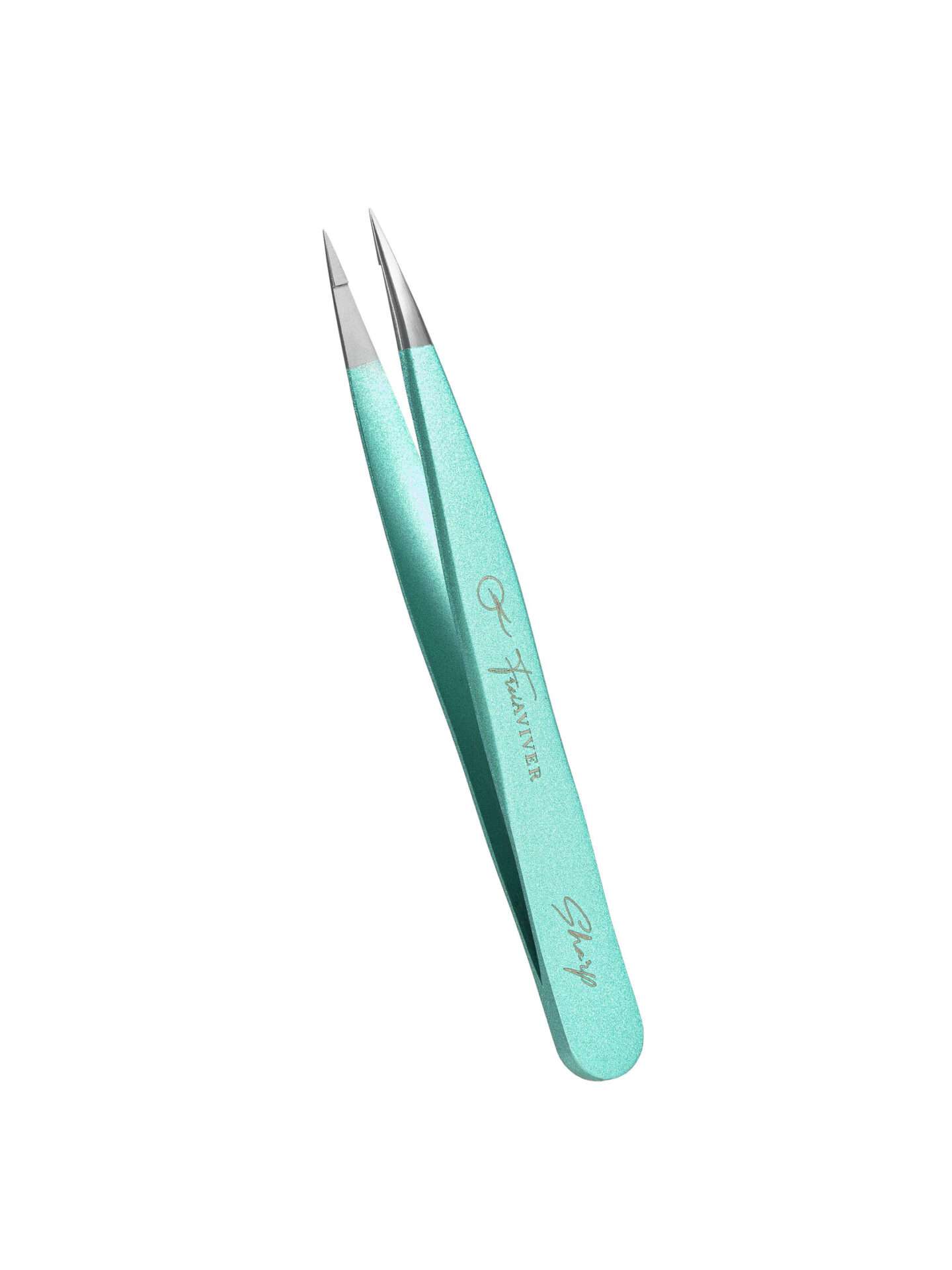 FreiAVIVER ПИНЦЕТ ДЛЯ БРОВЕЙ И РЕСНИЦ ТОЧЕЧНЫЙ Sharp бирюзовый
