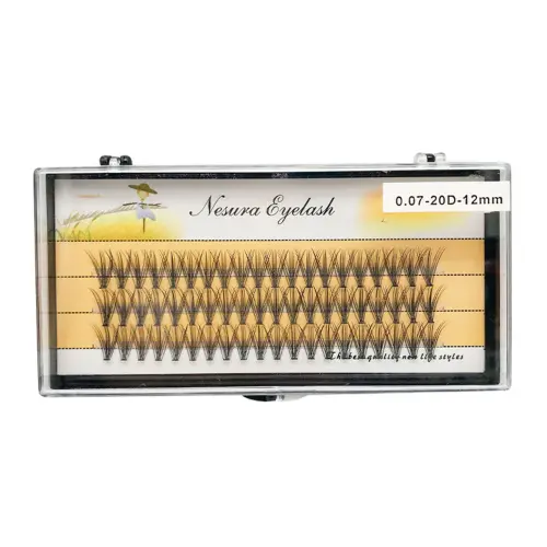 Nesura Eyelash ПУЧКОВЫЕ РЕСНИЦЫ 3 линии 20D
