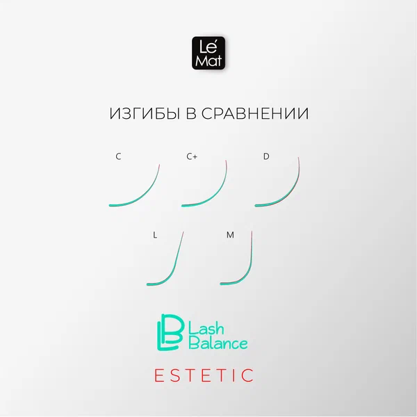 Le Maitre "Lash Balance" РЕСНИЦЫ ЧЕРНЫЕ 16 ЛИНИЙ MIX