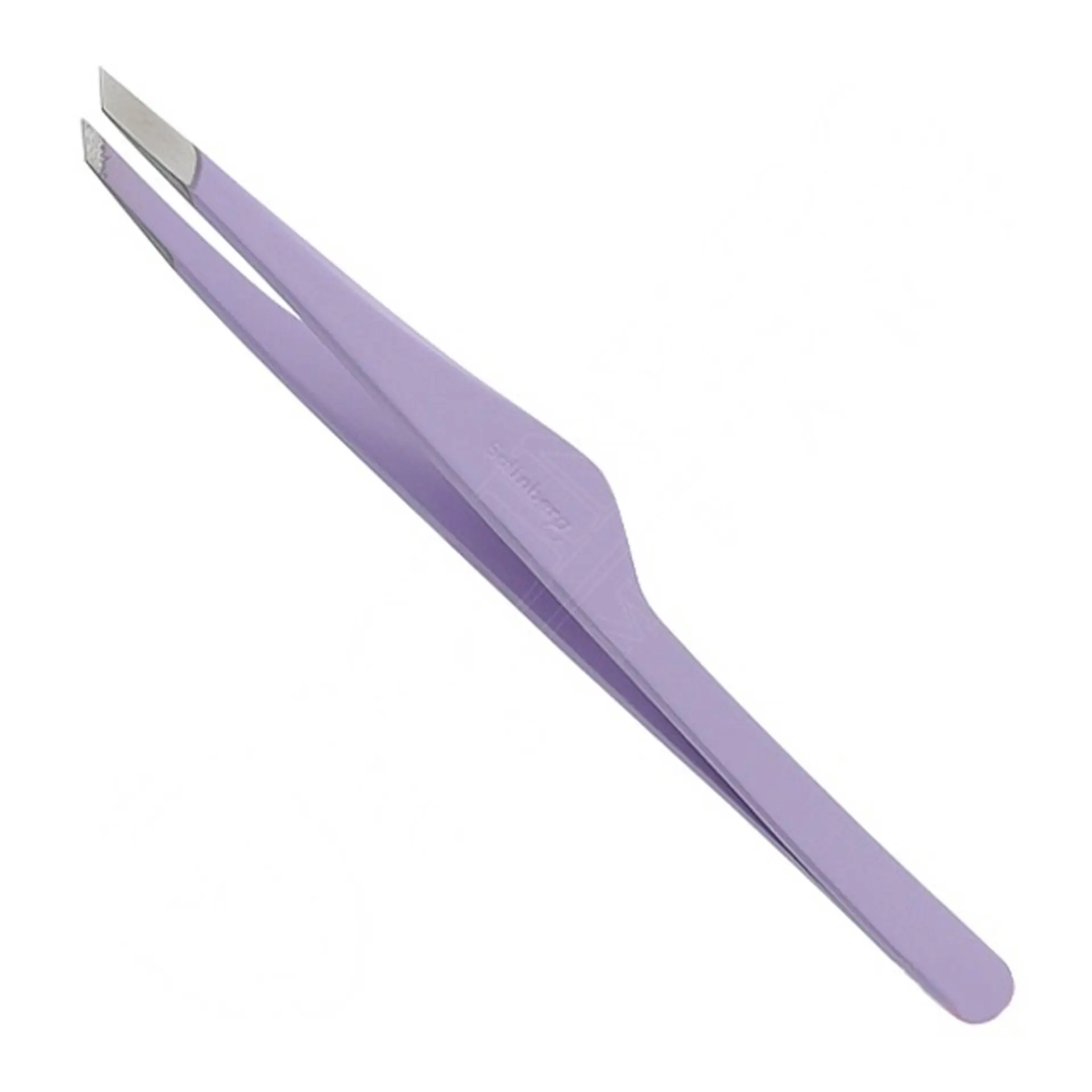 Solinberg ПИНЦЕТ ДЛЯ БРОВЕЙ G809з скошенный Lavender