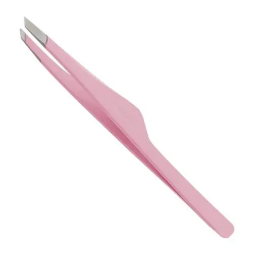 Solinberg ПИНЦЕТ ДЛЯ БРОВЕЙ G804з скошенный Peach