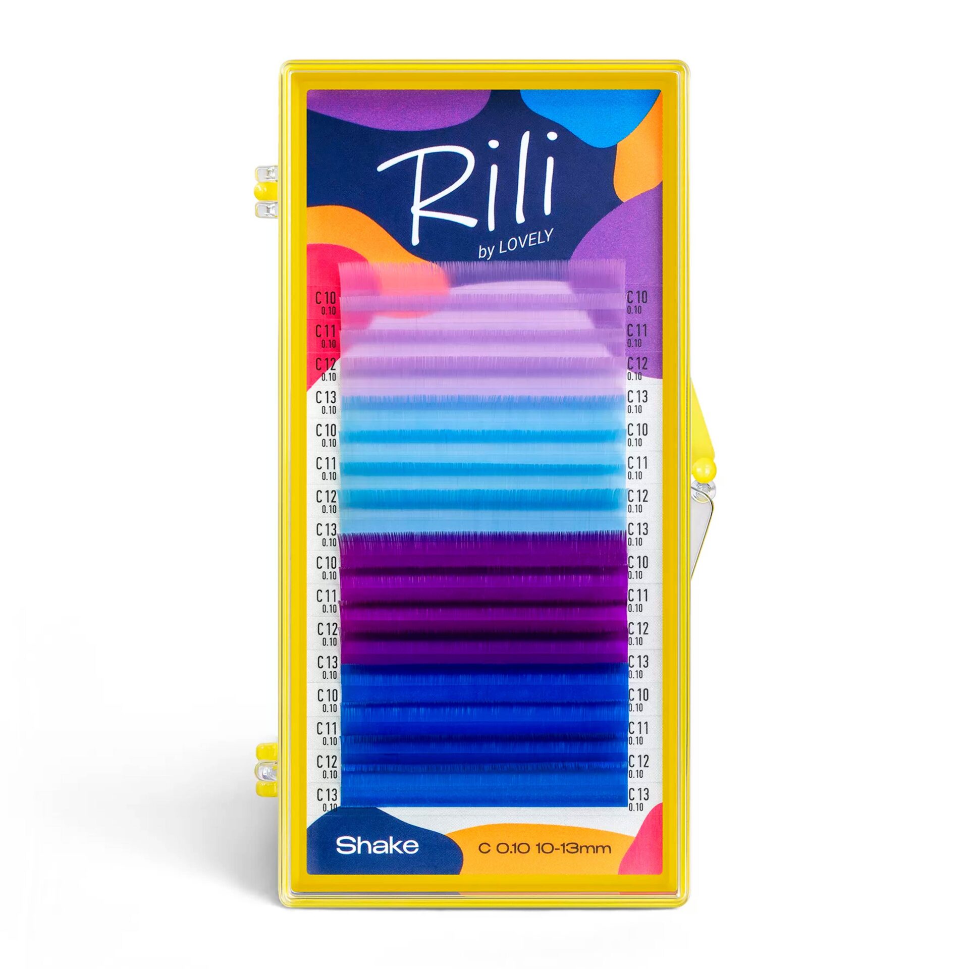 Rili Shake Ресницы цветные 16 линий MIX
