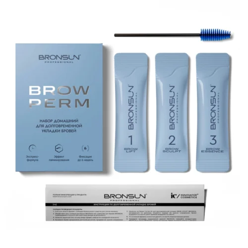 BRONSUN BROW PERM Набор домашний для долговременной укладки бровей