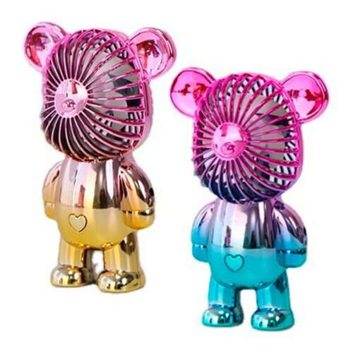 Вентилятор для сушки ресниц в форме медведя 3 режима от USB