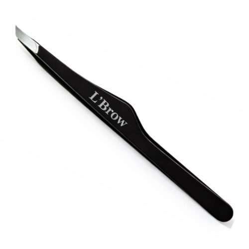 L`Brow Пинцет для бровей Classic скошенный черный